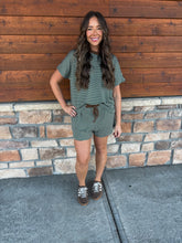 Load image into Gallery viewer, made your day stripe set - green
