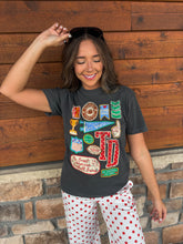 Load image into Gallery viewer, football varsity patches tee
