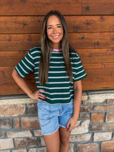 Load image into Gallery viewer, striped tee - green
