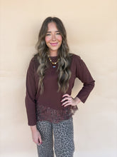 Load image into Gallery viewer, laced in love - brown
