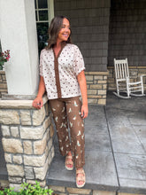 Load image into Gallery viewer, polka dot top - ecru
