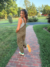 Load image into Gallery viewer, olive overalls
