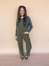 Load image into Gallery viewer, olive overalls
