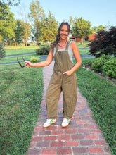 Load image into Gallery viewer, olive overalls
