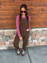 Load image into Gallery viewer, brown overalls
