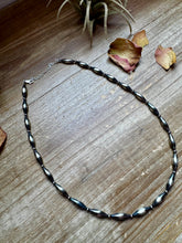 Load image into Gallery viewer, 17 inch Torpedo Sterling Silver Pearls
