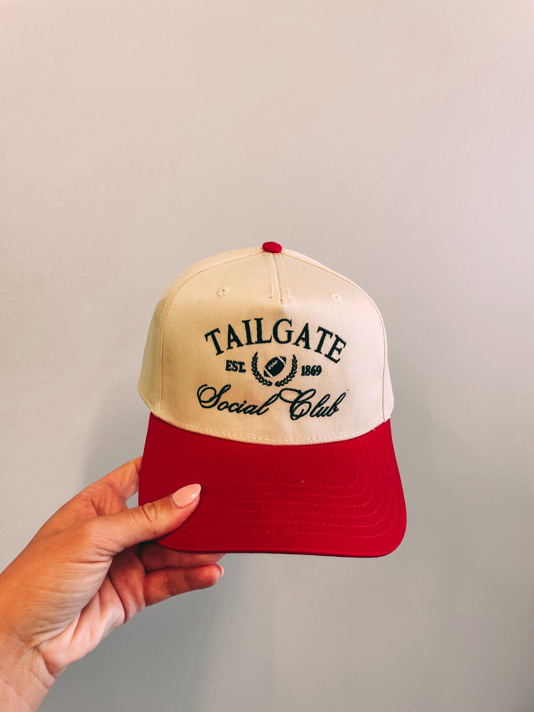 tailgate hat - red