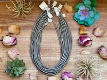 Load image into Gallery viewer, Silver-Plated 4 mm Bead Necklace – 20”
