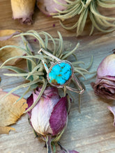 Load image into Gallery viewer, Sterling Silver Turquoise Cuff Bracelet – Small Wrist Friendly
