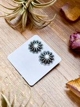 Load image into Gallery viewer, Medium Sterling Silver Concho Stud Earrings
