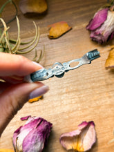 Load image into Gallery viewer, Sterling Silver Kingman Turquoise Cuff Bracelet – Native Made by K. Billah
