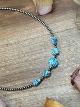 Load image into Gallery viewer, Golden Hills Turquoise &amp; Sterling Silver Pearl Necklace – 16 Inch
