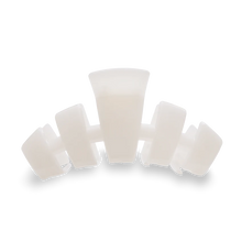 Load image into Gallery viewer, teleties coconut white large hair clip
